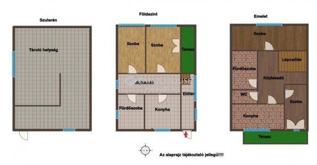 Eladó családi ház, Pomázon 89.5 M Ft, 3 szobás