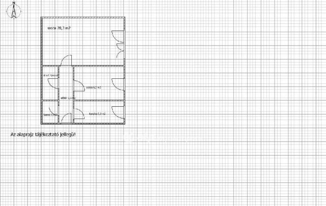 Eladó téglalakás, Tapolcán 37.9 M Ft, 1+1 szobás