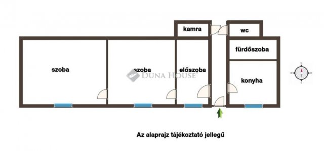 Eladó családi ház, Magyarszéken 21.5 M Ft, 2 szobás