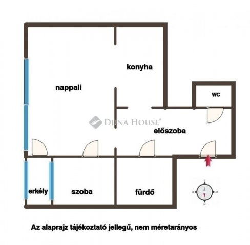 Eladó téglalakás, Budapesten, V. kerületben 99.9 M Ft, 2 szobás