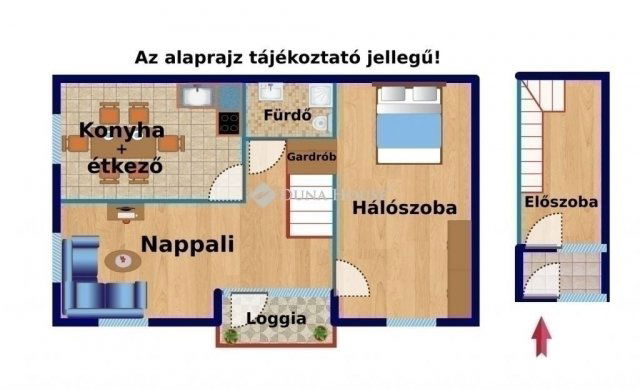 Eladó téglalakás, Budapesten, XX. kerületben 59.9 M Ft, 2 szobás