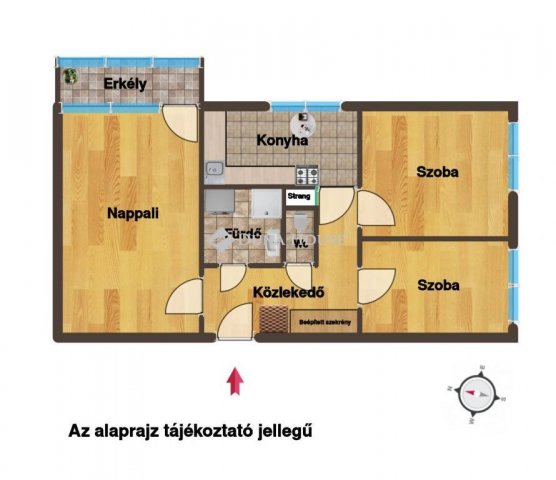 Eladó panellakás, Sopronban 52.5 M Ft, 3 szobás