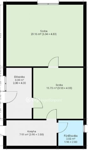 Eladó családi ház, Győrszemerén 37.5 M Ft, 2 szobás