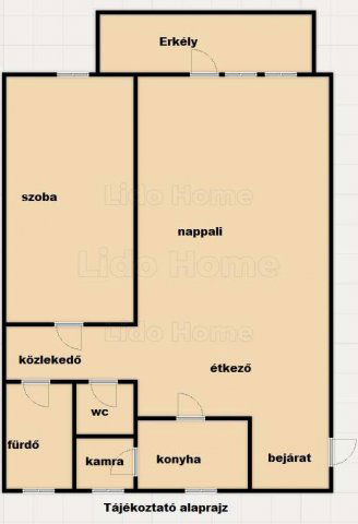 Eladó téglalakás, Siófokon 56.9 M Ft, 2 szobás