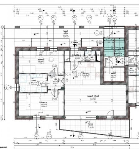 Eladó téglalakás, Pécsett 125 M Ft, 3 szobás