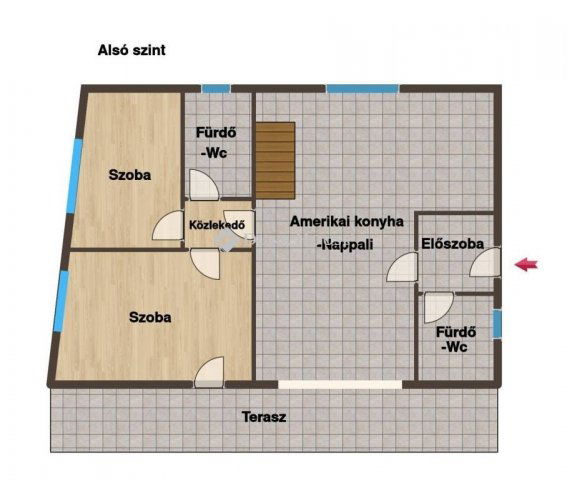 Eladó téglalakás, Pécsett 112.9 M Ft, 4 szobás