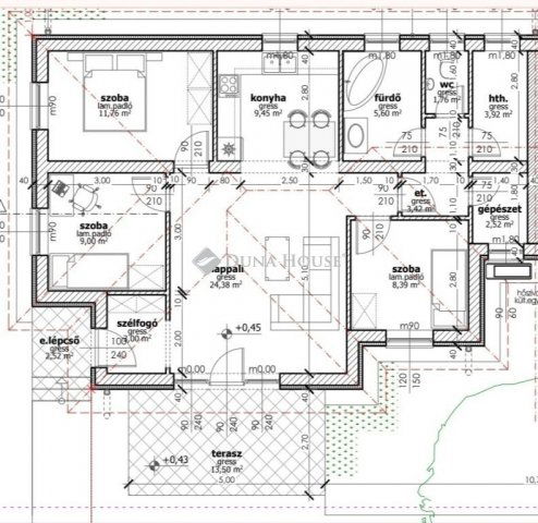 Eladó ikerház, Jászberényben 59.9 M Ft, 4 szobás