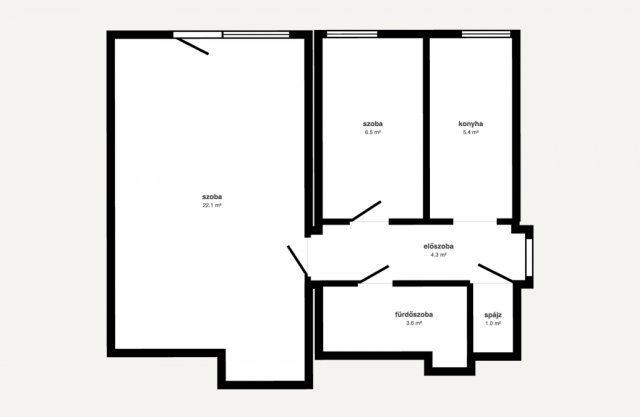 Eladó téglalakás, Kazincbarcikán 17.7 M Ft, 1+1 szobás