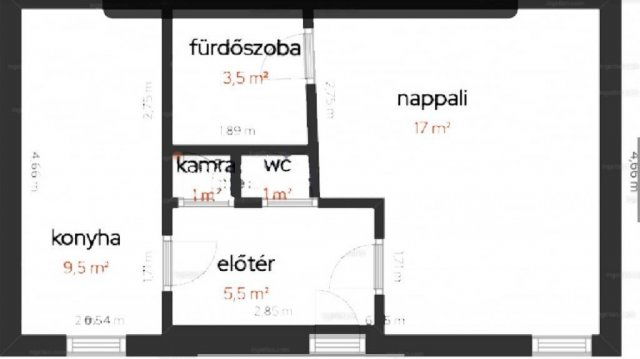 Eladó téglalakás, Budapesten, VI. kerületben 49.9 M Ft