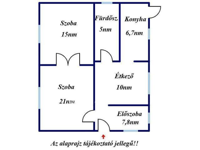 Eladó családi ház, Kisújszálláson 16.99 M Ft, 2 szobás