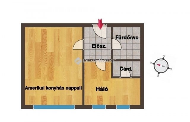Eladó téglalakás, Pécsett 41.9 M Ft, 2 szobás