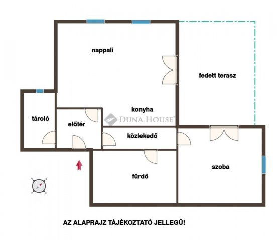 Eladó téglalakás, Dunaharasztin 89.79 M Ft, 2 szobás
