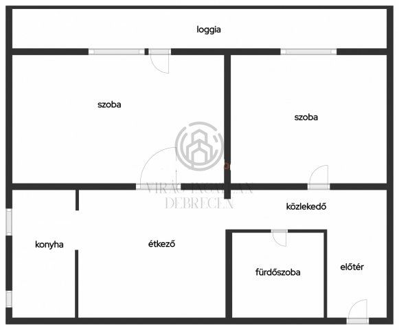 Eladó téglalakás, Debrecenben 66.5 M Ft, 2 szobás