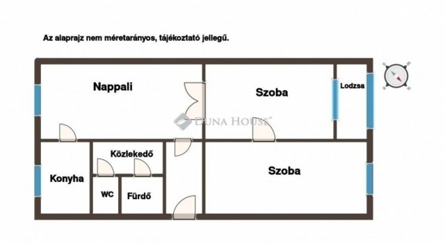 Eladó panellakás, Budapesten, III. kerületben 73.7 M Ft, 3 szobás