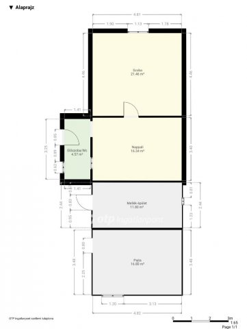 Eladó családi ház, Mihályházán 2.9 M Ft, 1 szobás