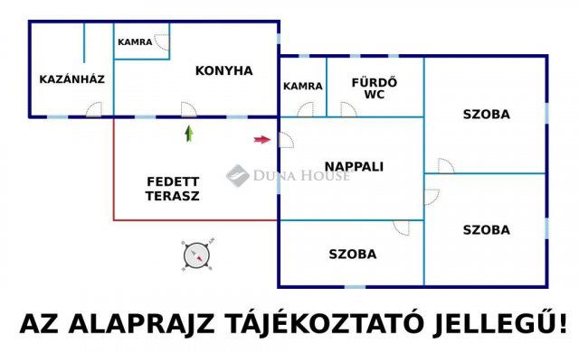 Eladó családi ház, Monoron 71.9 M Ft, 4 szobás