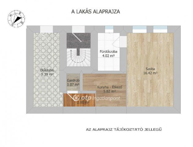 Eladó téglalakás, Budapesten, VII. kerületben 54.9 M Ft