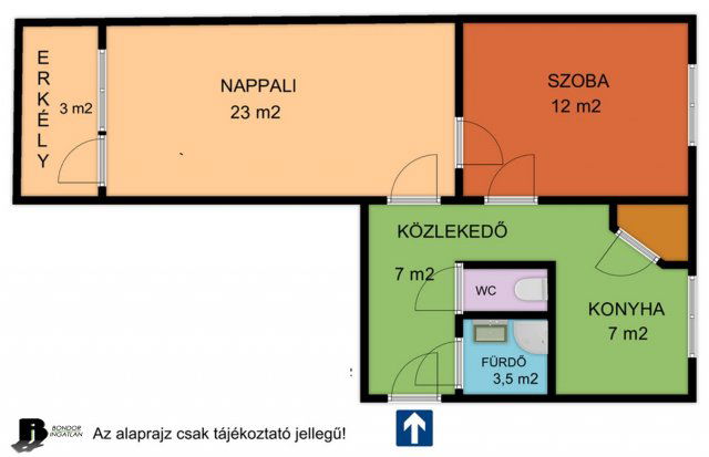 Eladó panellakás, Szegeden 52.5 M Ft, 2 szobás