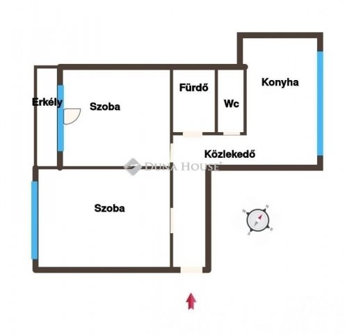 Eladó panellakás, Szombathelyen 44.9 M Ft, 2 szobás