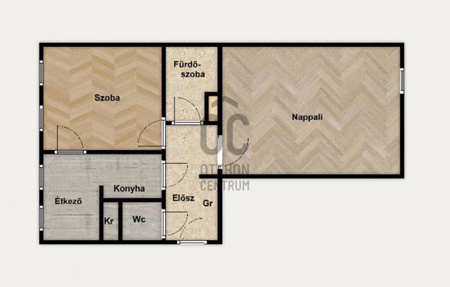 Eladó panellakás, Érden 57.9 M Ft, 2 szobás