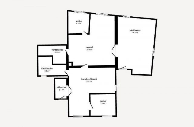 Eladó téglalakás, Mezőkeresztesen 26.9 M Ft, 2+2 szobás