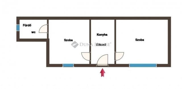 Eladó téglalakás, Budapesten, VIII. kerületben 69 M Ft, 2 szobás