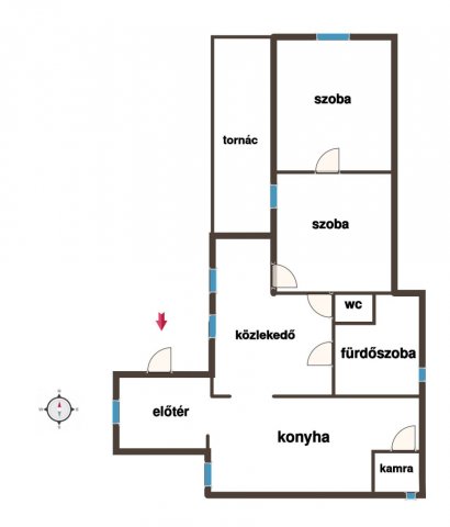 Eladó családi ház, Nagykozáron 59.99 M Ft, 2 szobás
