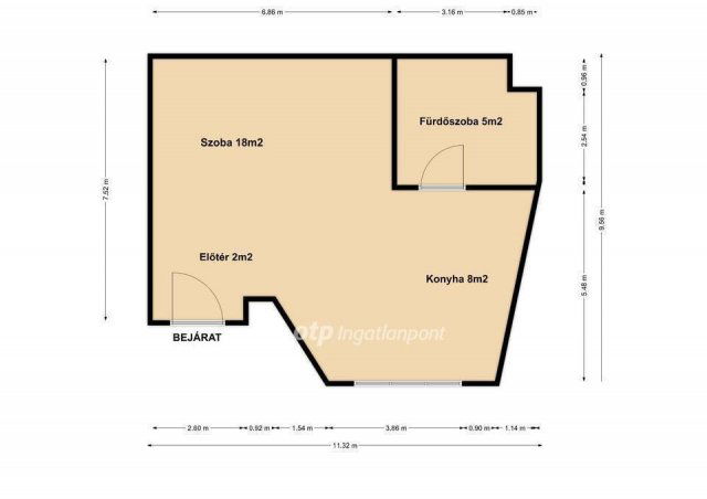 Eladó téglalakás, Budapesten, IX. kerületben 61.29 M Ft