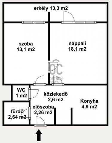 Eladó téglalakás, Budapesten, IX. kerületben 99.9 M Ft, 2 szobás