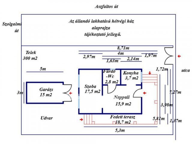 Eladó nyaraló, Tiszakécskén 33 M Ft, 2 szobás