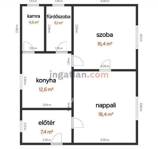 Eladó családi ház, Tiszakécskén 32.9 M Ft, 2 szobás