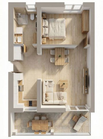 Eladó téglalakás, Siófokon 73 M Ft, 2 szobás