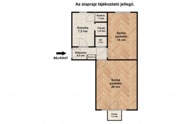 Eladó téglalakás, Szegeden 45 M Ft, 2 szobás