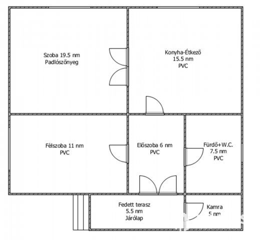 Eladó családi ház, Somoskőújfalun 23.5 M Ft, 2 szobás