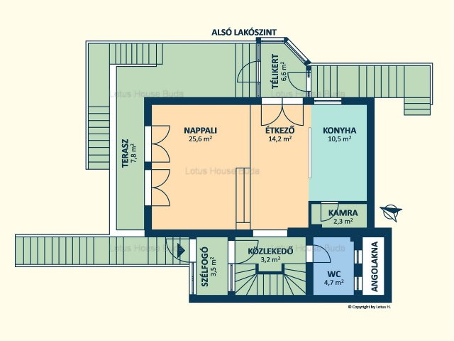 Eladó ikerház, Budapesten, II. kerületben 279 M Ft, 4 szobás