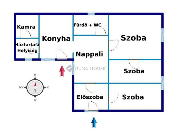 Eladó családi ház, Kiskunfélegyházán 48 M Ft, 3+1 szobás