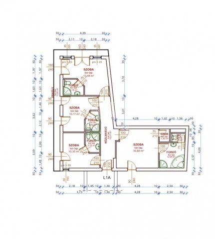 Eladó téglalakás, Baján 75.9 M Ft, 4 szobás