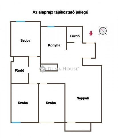 Eladó téglalakás, Budapesten, IV. kerületben 104.9 M Ft