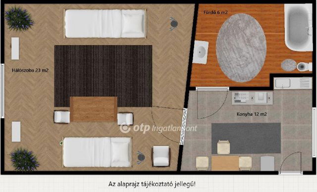 Eladó téglalakás, Budapesten, IX. kerületben 56.5 M Ft, 1 szobás