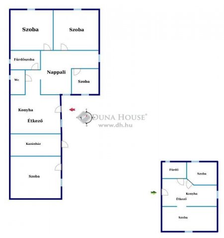 Eladó családi ház, Kecskeméten 45 M Ft, 6 szobás