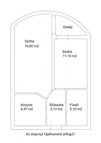 Eladó téglalakás, Szegeden 54 M Ft, 1+1 szobás