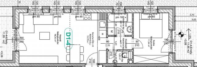 Eladó téglalakás, Levélen 65.9 M Ft, 1+1 szobás