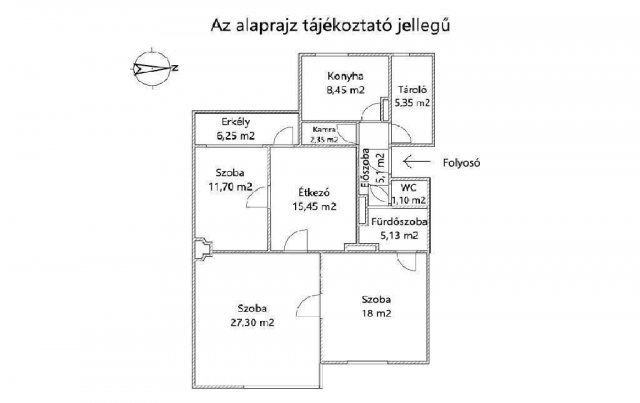 Eladó téglalakás, Győrött 77.9 M Ft, 3+1 szobás