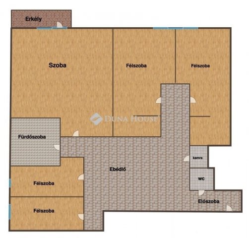 Eladó téglalakás, Budapesten, IV. kerületben 110 M Ft, 5 szobás