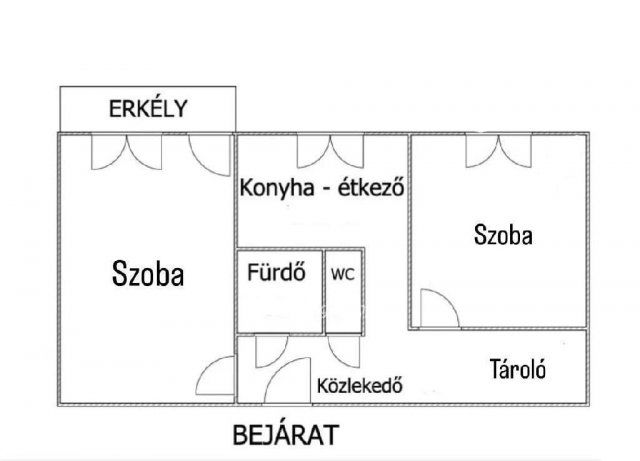 Eladó panellakás, Miskolcon 25.4 M Ft, 2 szobás
