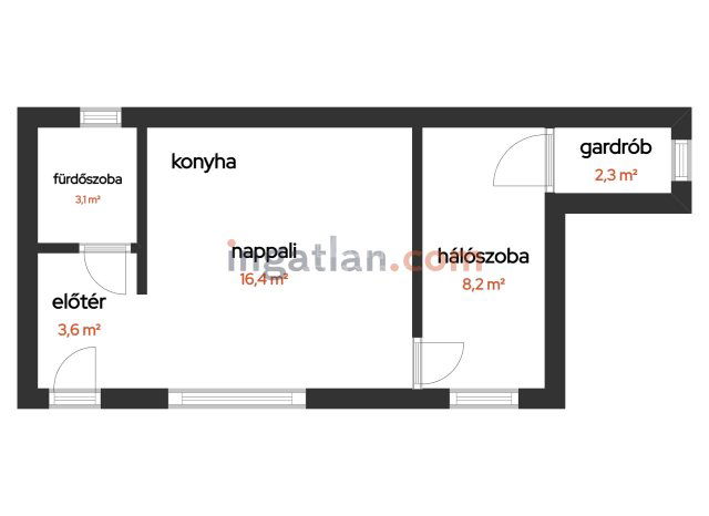Eladó téglalakás, Budapesten, IX. kerületben 64.9 M Ft, 2 szobás