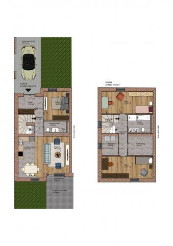 Eladó ikerház, Kecskéden 94.9 M Ft, 4 szobás