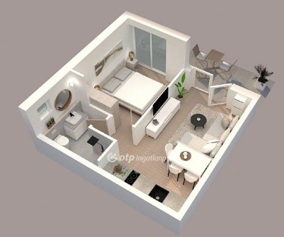 Eladó téglalakás, Nagykanizsán 30 M Ft, 1+1 szobás