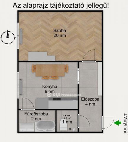 Eladó téglalakás, Budapesten, XIV. kerületben 57 M Ft, 1 szobás