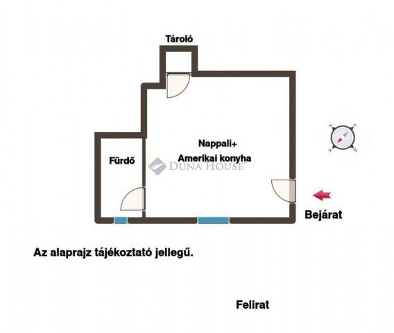 Eladó téglalakás, Balatonalmádiban 21.5 M Ft, 1 szobás